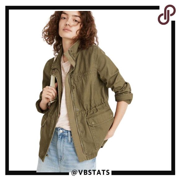 Madewell Dispatch Jacket in Size Small Color Army Green - Picture 1 of 9